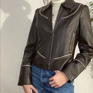 Vintage Genuine Leather Jacket